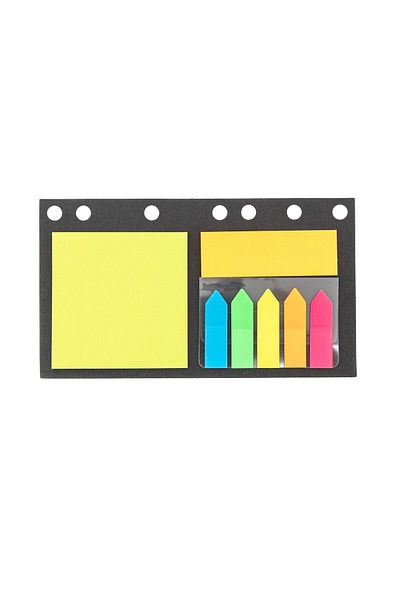 Kunst set of index labels and sticky notes, various shapes x 25 sheets