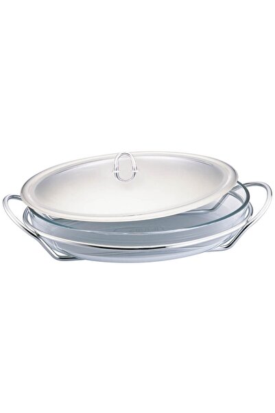 Berlinger Haus Oval Food Warmer 2.4L Black Silver Collection