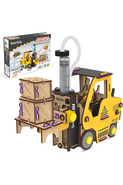 Smartivity رافعة شوكية هيدروليكية I مركبة لعبة بناء للأطفال من سن 6 إلى 14 عا...