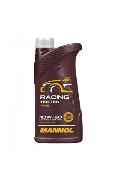 MANNOL MN7902-1 MANNOL RACING+ESTER SAE 10W-60 1 L MOTOR YAĞI API SN/CH-4 ACE...