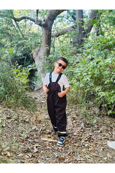Dage Kids Waterproof Thermal Rainforest Coverall with Adjustable Straps
