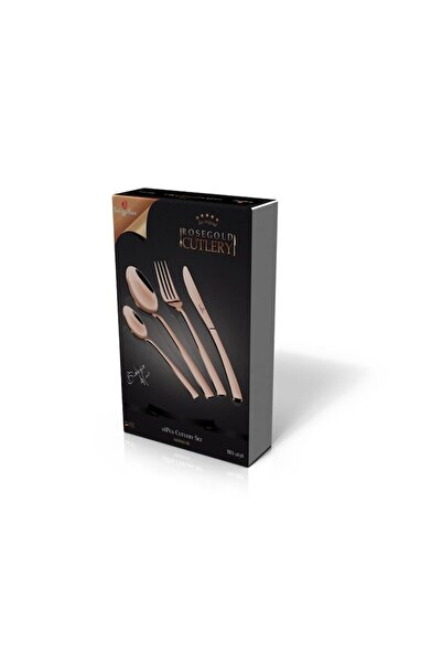 Berlinger Haus Set Cutlery 16 Pieces Mirror Effect Rose Gold Metallic Collection Berlinger Haus BH 2638