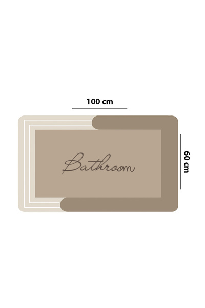 Chilai Home Nakoe Single Bath Mat, Non-Slip Base Djtbanyo