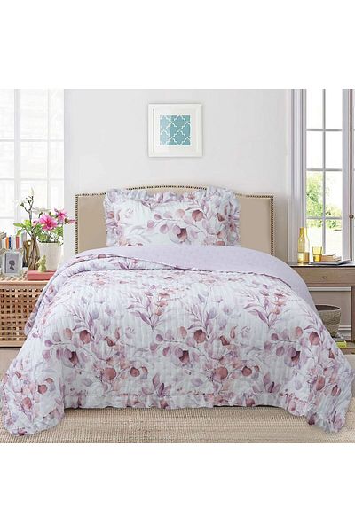 Bella Home Σετ μονό κάλυμμα κρεβατιού Breeze Ruffle - 180x240 cm