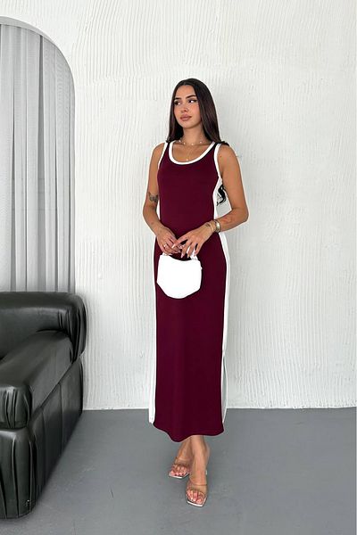 Neşeli Butik Women Black Stripe Detail Sports Suit Nbtg105
