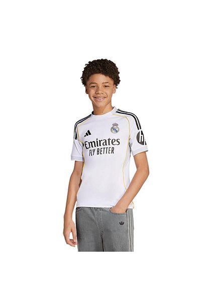 adidas ريال مدريد Fc H Jsy Y جيرسي أبيض للجنسين