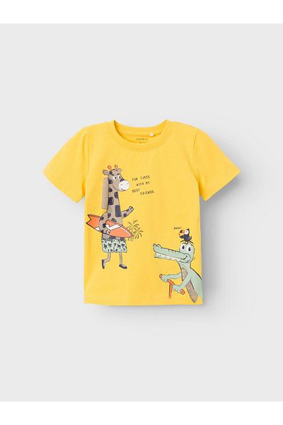 name ıt Yellow t-shirt