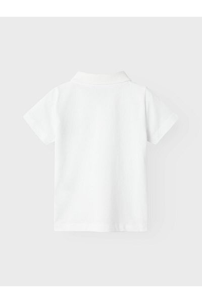 name ıt T-Shirt Polo Neck White