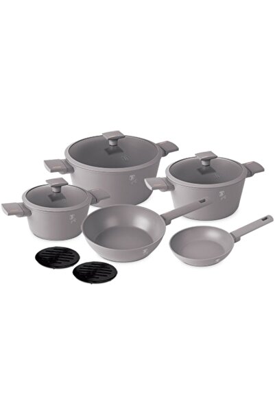 Berlinger Haus Taupe Collection-Berlinger Haus BH-8110 Cooking Pot Set