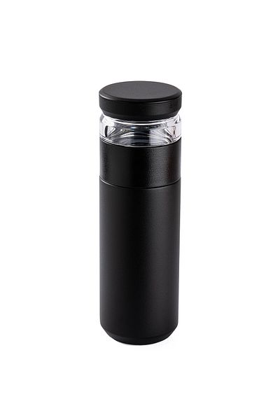 Tantitoni Kake Black Stainless Steel Thermoses with Chamber 520ml
