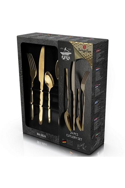Berlinger Haus Set 24 cutlery Berlinger Haus Black, gold