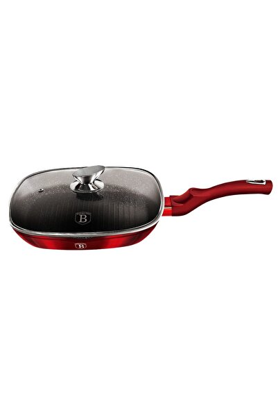 Berlinger Haus Grill Pan with Lid Berlinger Haus Burgundy Metallic Line BH 1613N
