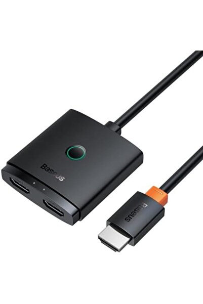 Baseus 2 IN 1 OUT HDMI Switch, Bi-Directional HDMI Splitter, Easy Switch HDMI Selector Support 4K, H