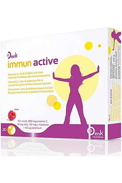 Denk Immun Active Think: Dietary Supplement with Vitamin C, Zinc, Selenium and L-Histidine to Suppor
