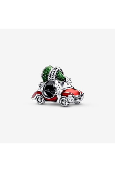 Pandora Talisman Pandora cu masina Festiva si pom de Craciun - Argint 925
