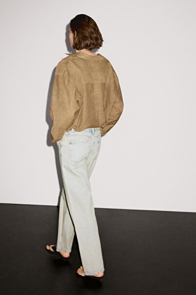 Massimo Dutti Çizgili pamuklu gömlek