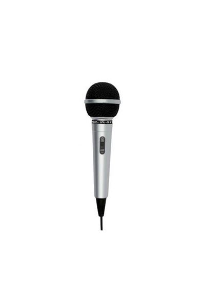 Powertoolsconcept Handheld Microphone M 41, Silver, with 6.3 mm Jack Connector