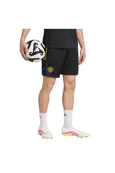 adidas Men's Black Shorts Mufc Eu Tr Sho Jp3140