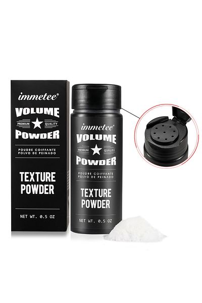 Immetee Texture Powder, Oil-Control Hair Styling Powder, Strong Hold, Adds Volume for Unisex, 0.5 oz