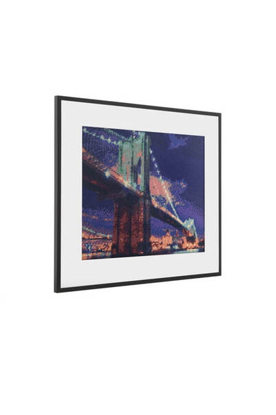 Craft Sensations Pictură cu diamant 40x50 cm Podul Brooklyn