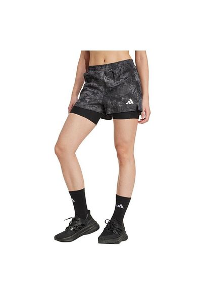 adidas Γυναικείο γκρι σορτς OTR SD 2in1 W JL8718
