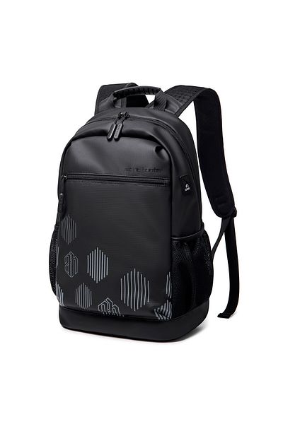 Arctic Hunter Casual Backpack Water Resistant College School Bag With Built in USB Port For Unisex B00489 Black