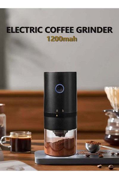 fulina Portable Electric Coffee Bean Grinder With 5-Stage Grind Settings,for Drip,Espresso,Pour Over