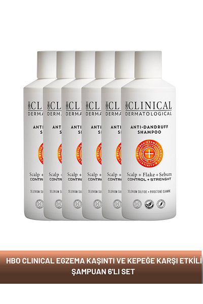 hbo Clinical Eczema Dandruff and Shedding Effective 6-Piece Shampoo Set