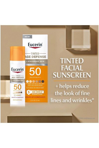 Eucerin Tinted Age Defense Spf50 Facial Sunscreen 75ml