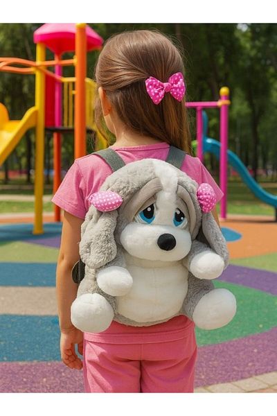 NUNU Fluffy Paw-Cute Travel Companion-Paw Bag- 26cm Children's Bag