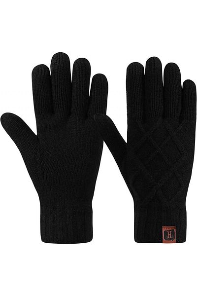 Karll Winter gloves H, black, textile, 24.3 x 12 cm