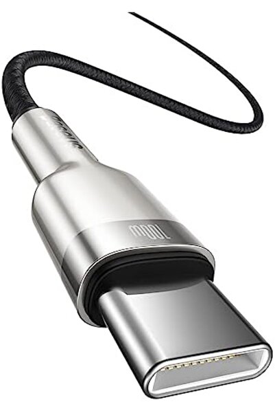 Baseus Cafule Series 100W PD 5A Type C Cable, Nylon Braided Fast Data Transfer Cable for MacBook, iP