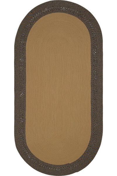 Cool Halı Luke Natural Yıkanabilir Oval Mutfak Halısı Dekoratif Leke Tutmayan...