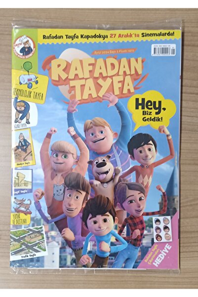 TRT Çocuk Dergisi Rafadan Tayfa Dergisi - Eylül 2024 Sayı: 01
