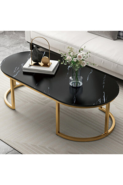sharpdo Modern Design Luxury Coffee Table Living Room Tea Table Home Furniture 100*50*45 Cm
