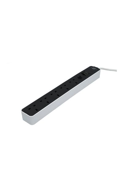 Brennenstuhl 5-Way Extension Cord Black and White 3m