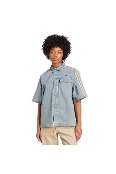 adidas Women's T-Shirt P Ess Denim Ss Jy2871