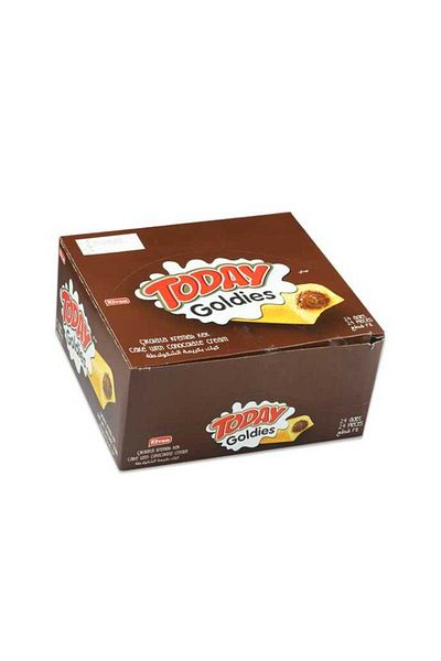 Elvan Today Goldies Prajitura Cu Crema De Ciocolata 35 Gr. 24 Bucăți (1 Cutie)