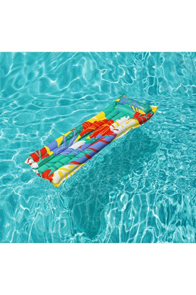 BESTWAY Best Way Air Mat, 72 X 27,assorted Inflatable Pool Lounger, Assorted Colours For Relaxing Float