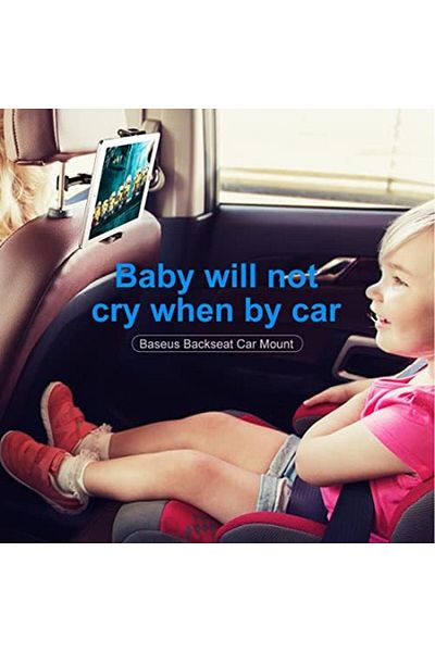 Baseus Car Back Seat Headrest Mount Holder For phone GPS iPad Tablet Universal 360 Degree Bracket Ca