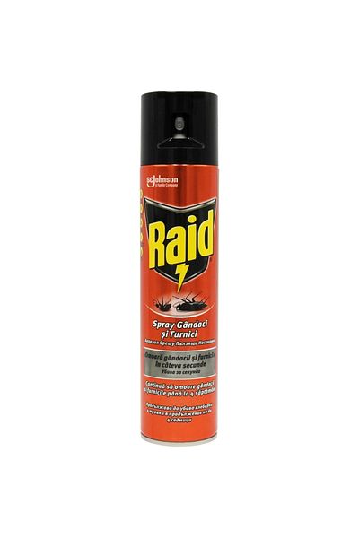 Raid INSECTICIDE COCKROACHES ANTS 400ML