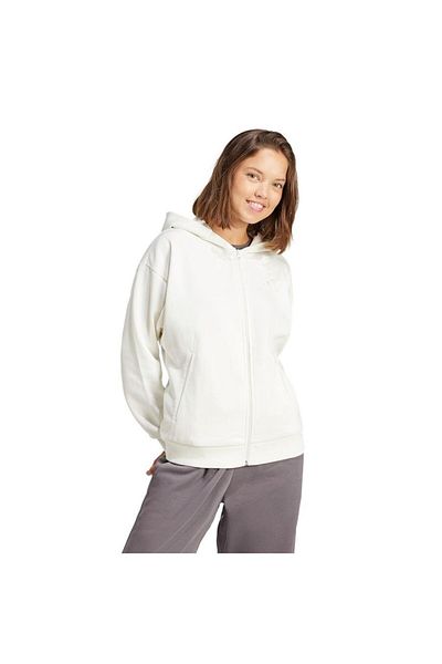 adidas Women's White Jacket W All Szn Fz Hd Jd4689