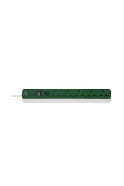 Brennenstuhl 5-Socket Extension Cord Green 3m