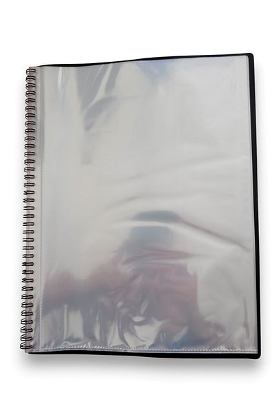 FixPoint Yellow Spiral Presentation File 40 Sheets with Elastic