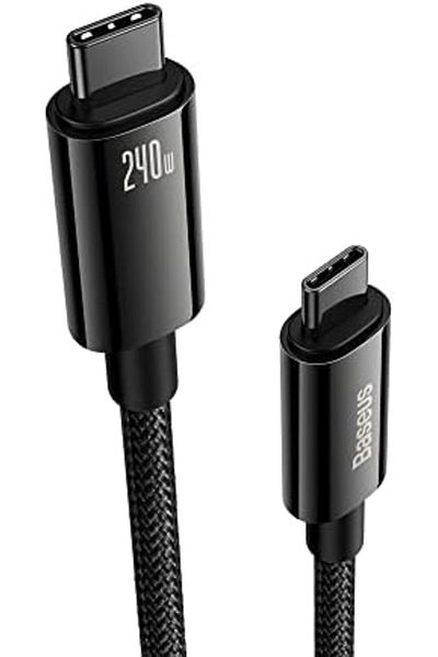 Baseus USB C Cable, 240W PD 3.1 5A Fast Charging USB C to USB C Charger Cable
