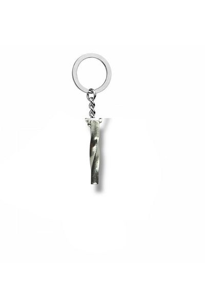 Herşey Nota Unisex Keychain with Spiral Figure – Modern and Meaningful Design