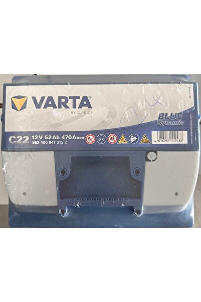 Varta / C22 52 AMPER AKÜ 2024 TARİHLİ