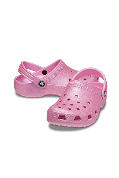 Crocs Παιδικές παντόφλες Classic Glitter Clog K - Ροζ