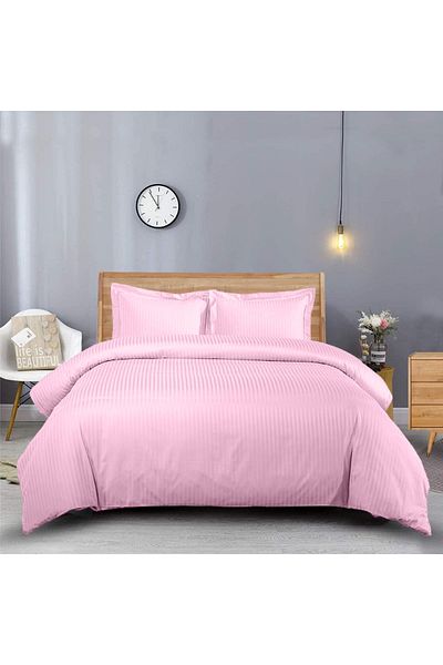 Five Store Damask bed sheet, density 130 g/m2, Pink, 240/260cm