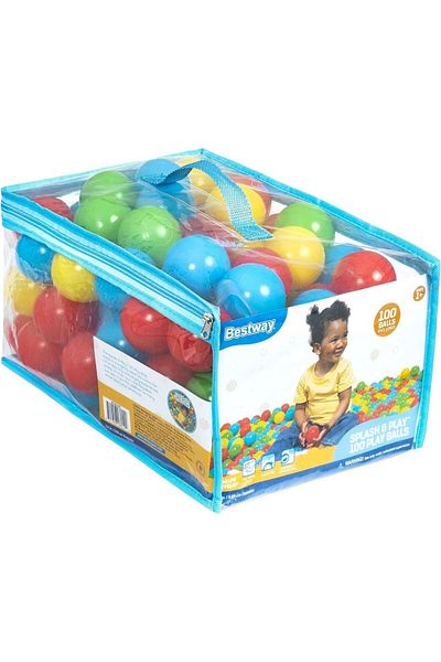 BESTWAY Splash and Play Balls, 100 pcs, 52648